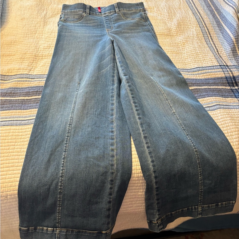 Spanx Wide Leg Pull on Jeans